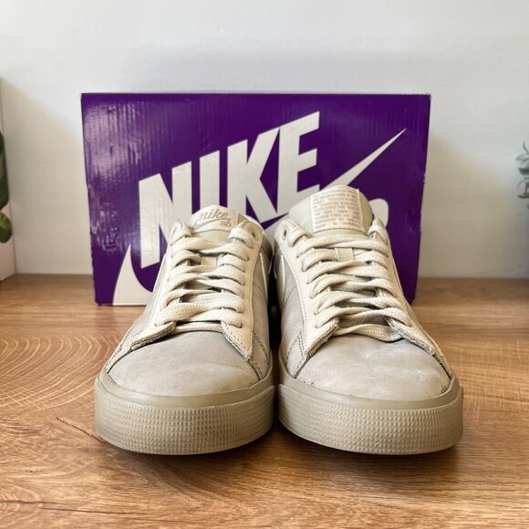 Nike SB Zoom Blazer Low x FPAR Khaki Rattan Sneakers Women's Size US 9 - Picture 3 of 7